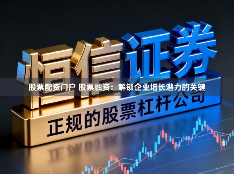 股票配资门户 股票融资：解锁企业增长潜力的关键